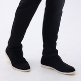 Old Money High Suede Loafers