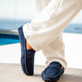 Suede Driver Loafers