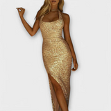 Camile - Stylish Dress with High Slit