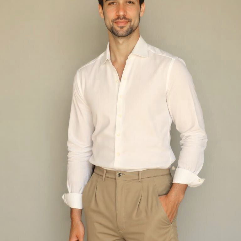 Minimalist Long Sleeve Shirt - Cross & Crown
