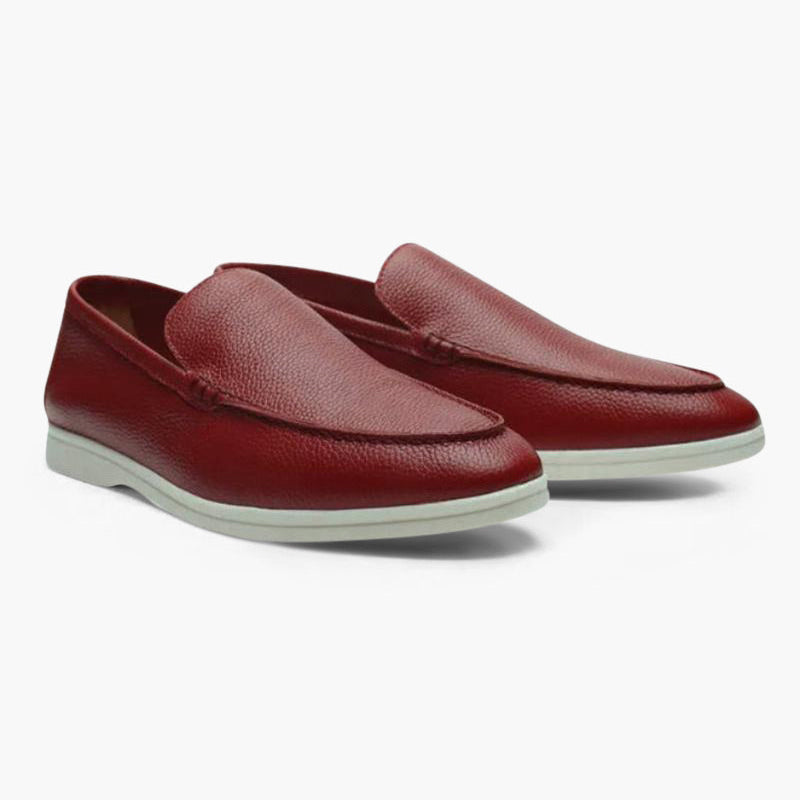 Old Money Cowhide Leather Loafers
