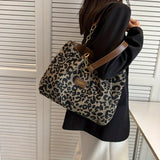 Shuvee - canvas bag with leopard print