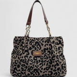 Shuvee - canvas bag with leopard print