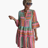 Juliane - Boho Tiered Swing Dress