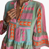 Juliane - Boho Tiered Swing Dress